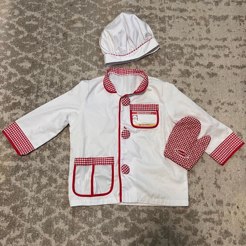 Melissa & Doug Kids Toddler Chef Cook Dress Up Costume